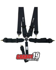 Cinto Racing 5 Pontos 3" - PRETO - Metal Horse