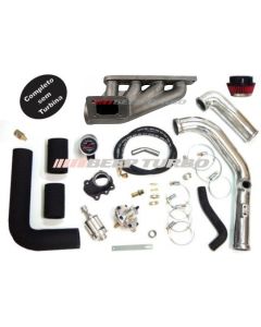 Kit turbo VW - Motor AT - 1.0 8v Longitudinal ( Power ) - 2004 em diante - Sem Turbina - Beep Turbo